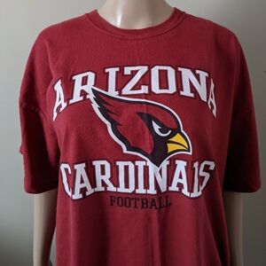 NFL Arizona Cardinals red tshirt, men's 2XL